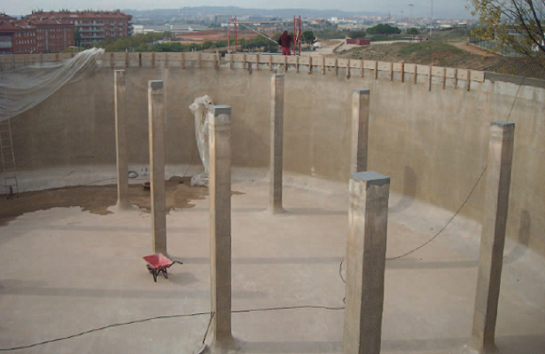 REHABILITATION OF DRINKING WATER TANK <br> Ripollet