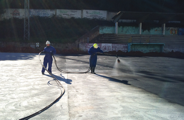 WATERPROOFING ROOF OF PARKING <br> Parking Torrebar. Barcelona